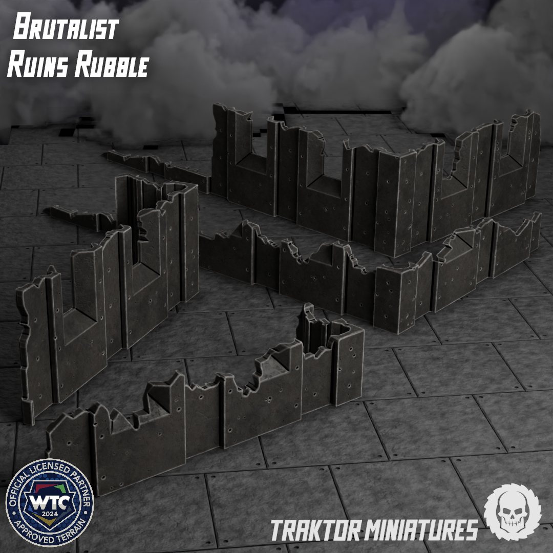 Brutalist Ruins Rubble